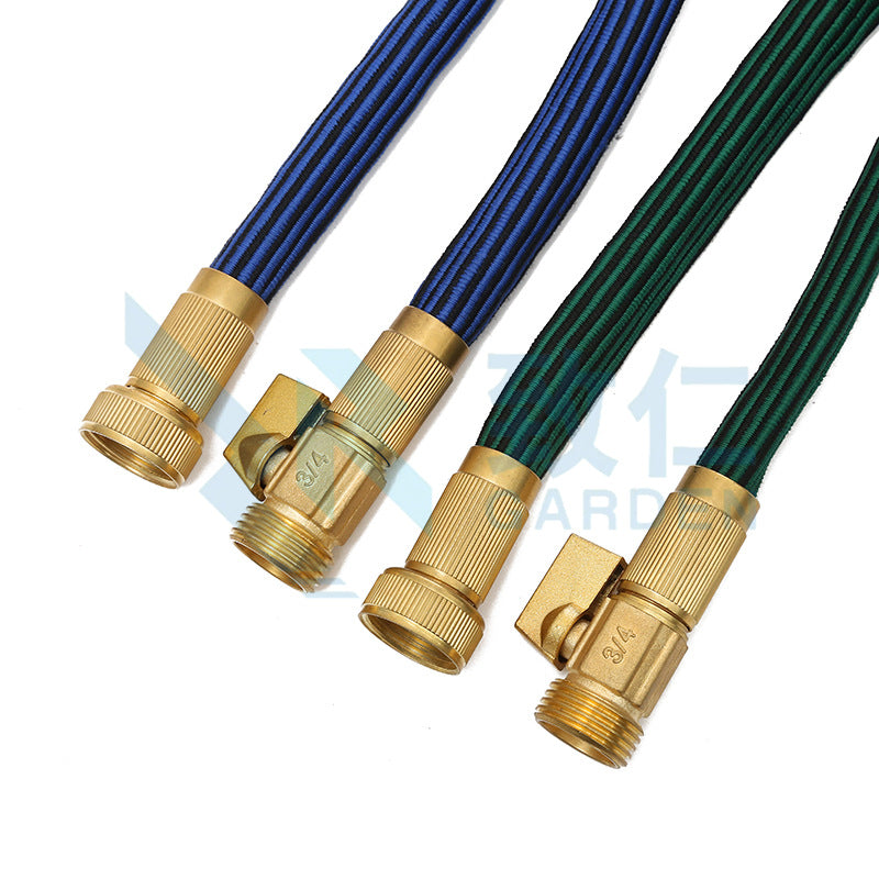 Amazon Garden High Pressure Magic Hose 3 Times Telescopic Water Pipe Gardening Multifunctional Water Gun Foreign Trade Supply