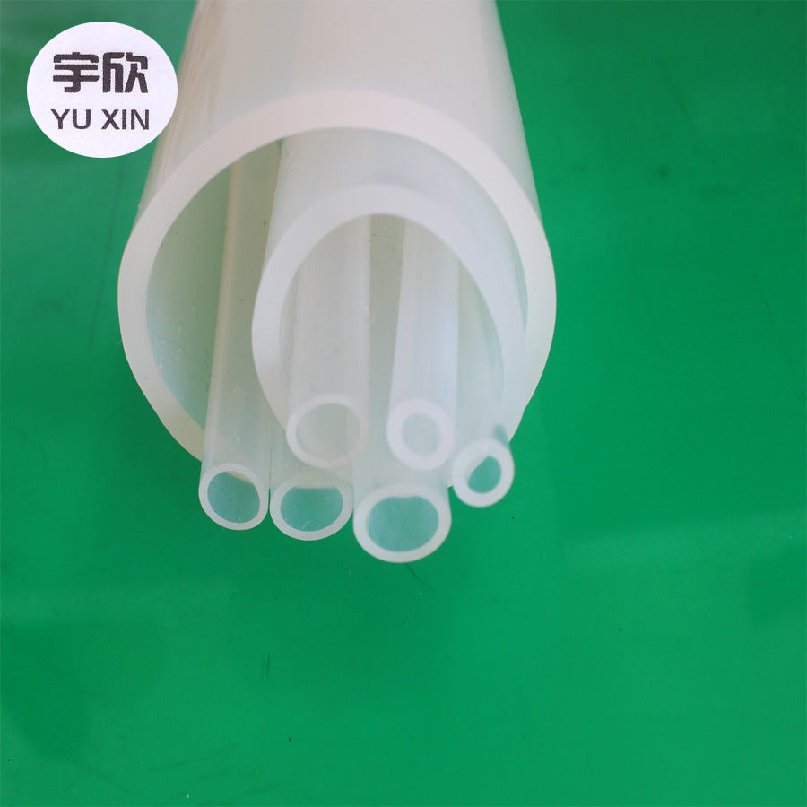 Transparent Silicone Tube Food Grade High Temperature Resistant Capillary Porous Medical Silicone Tube Platinum Transparent Two-color Silicone Hose