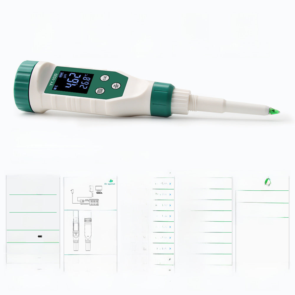 Skin Water Quality Pen Digital Display Alkali Tester Dough PH Tester Soil Bluetooth PH Detector Intelligence