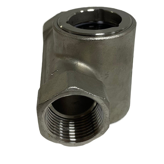 SG-YL11-1 Impeller Sight Glass 304 Water Flow Indicator Stainless Impeller Sight Glass Water Flow Observer Eccentric