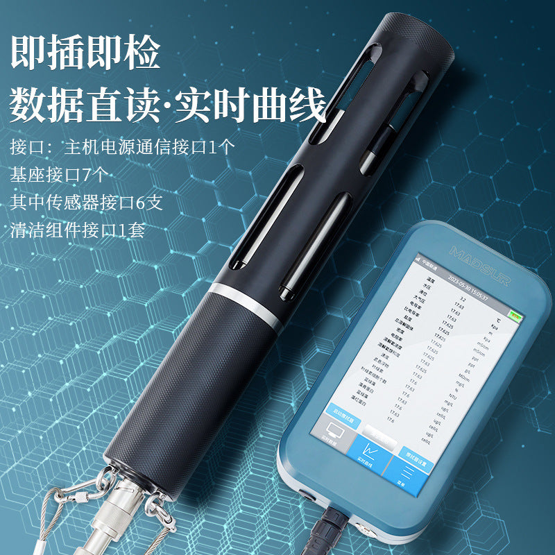 Portable Online Cod Ammonia Nitrogen Ph Residual Chlorine Conductivity Dissolved Oxygen Sensor Water Turbidity Electrode Detector