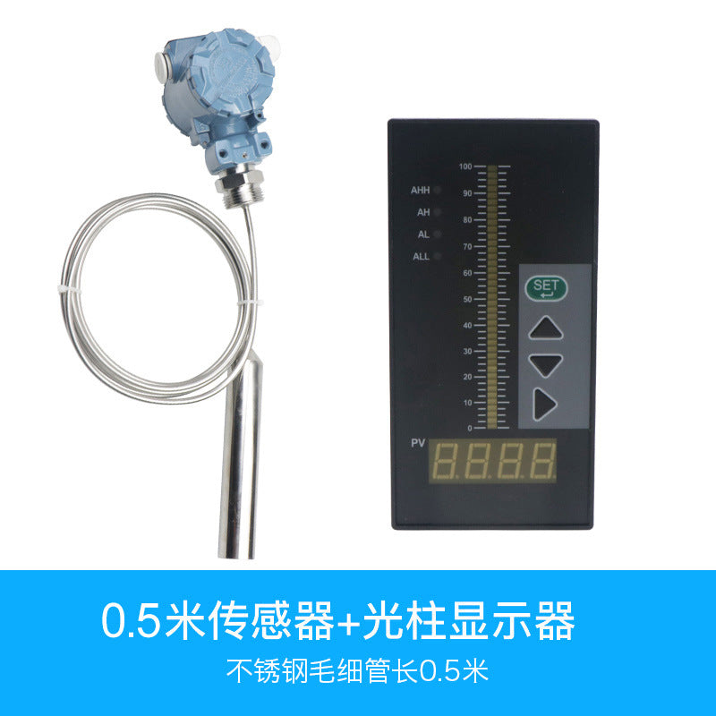 Stainless Steel Diesel Tank Level Transmitter High Temperature Resistant Boiling Water Level Sensor Input Type Level Water Level Gauge