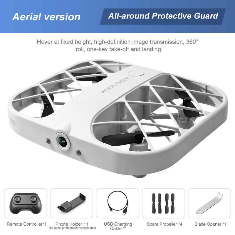 Cross-border New Product JJRC H107 Grid Mini Pocket Small Quadcopter 4K Real-time Image Transmission Remote Control Aircraft